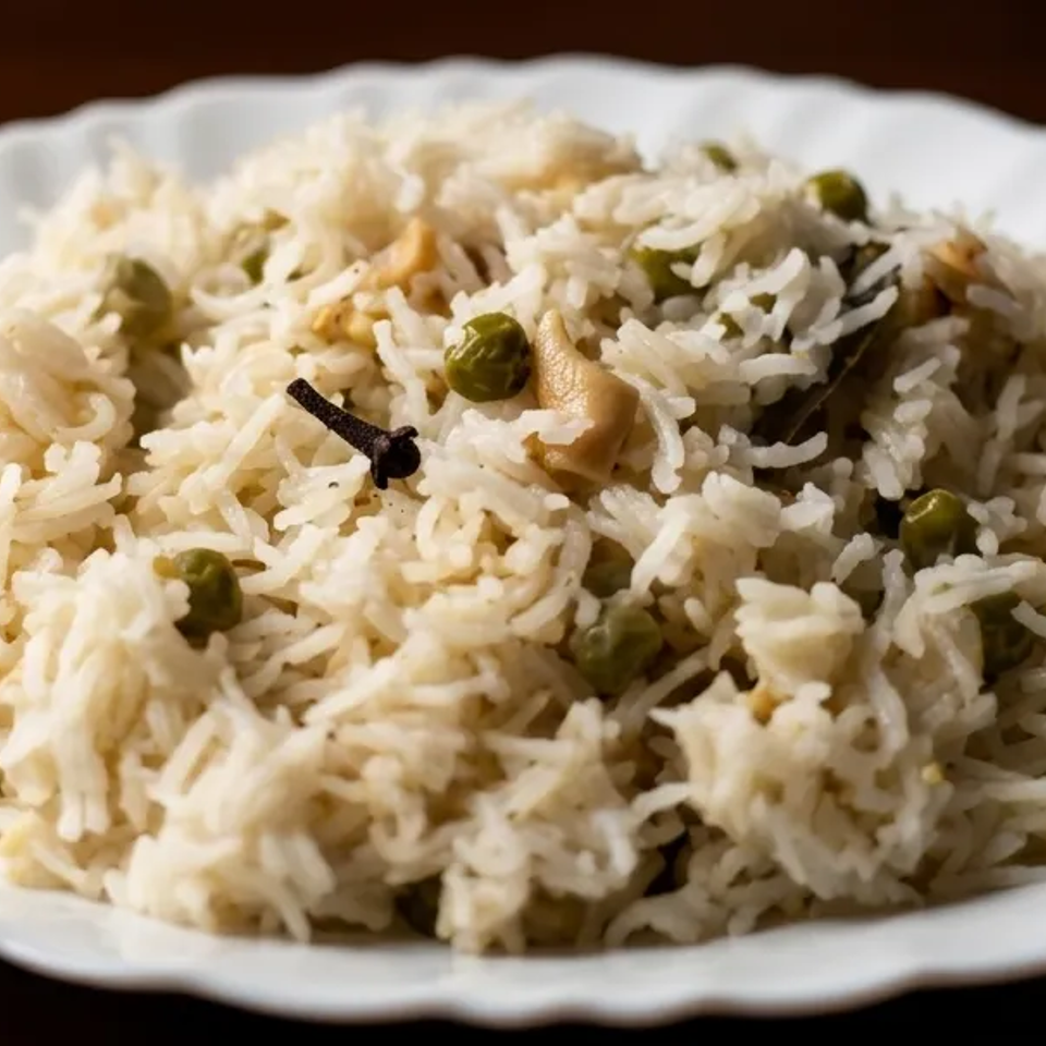 Authentic Kerala biryani and curry