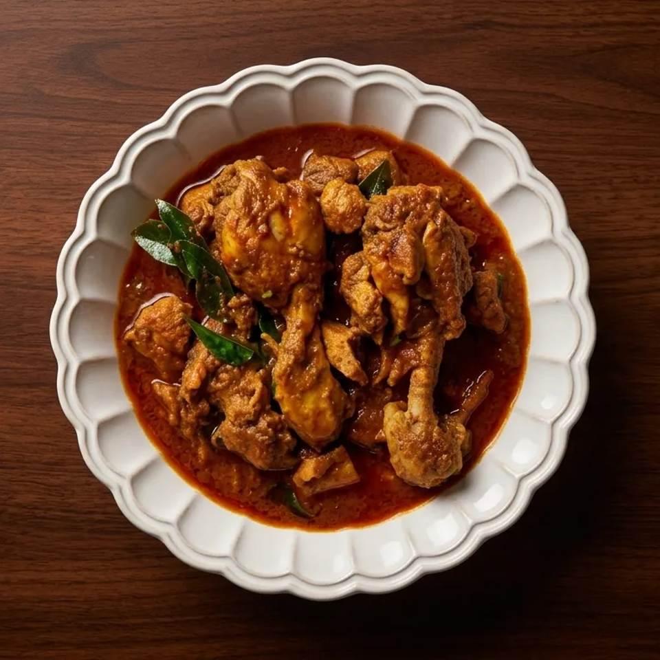 Kerala-style coconut chicken curry